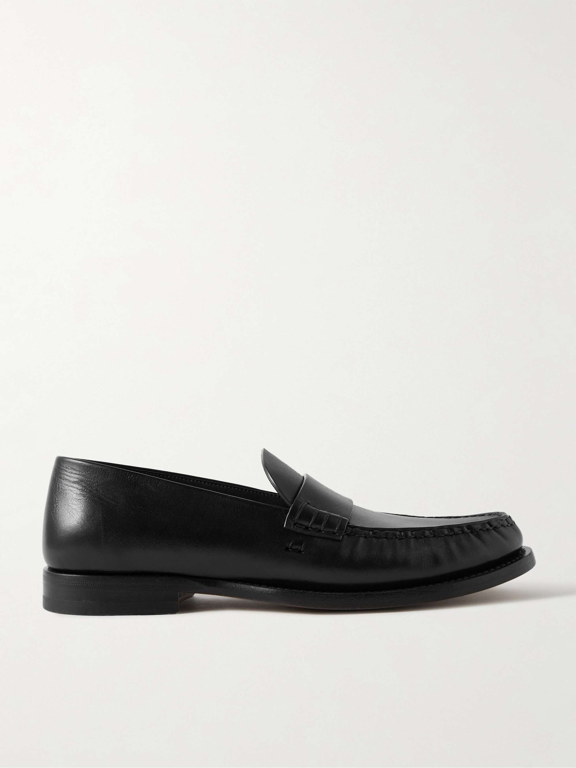 THE ROW Novus leather loafers | NET-A-PORTER