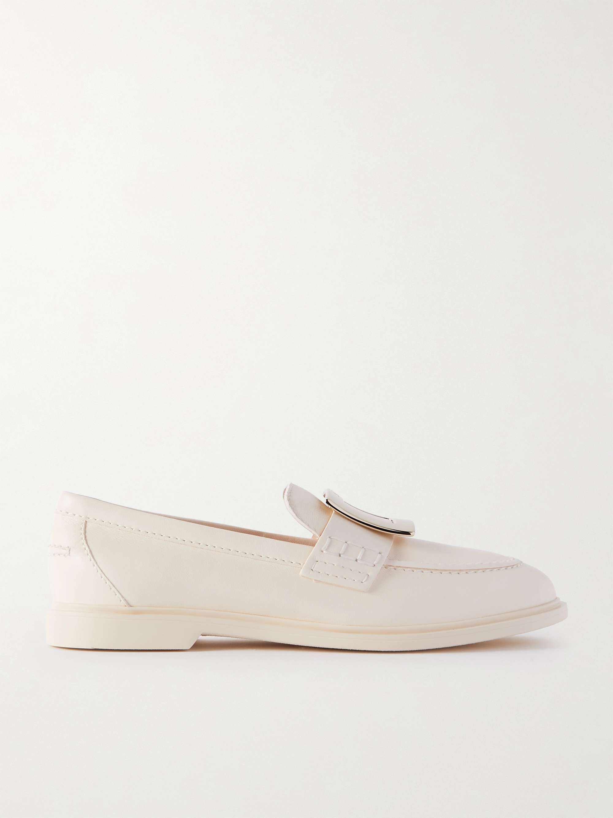 ROGER VIVIER Summer leather loafers | NET-A-PORTER