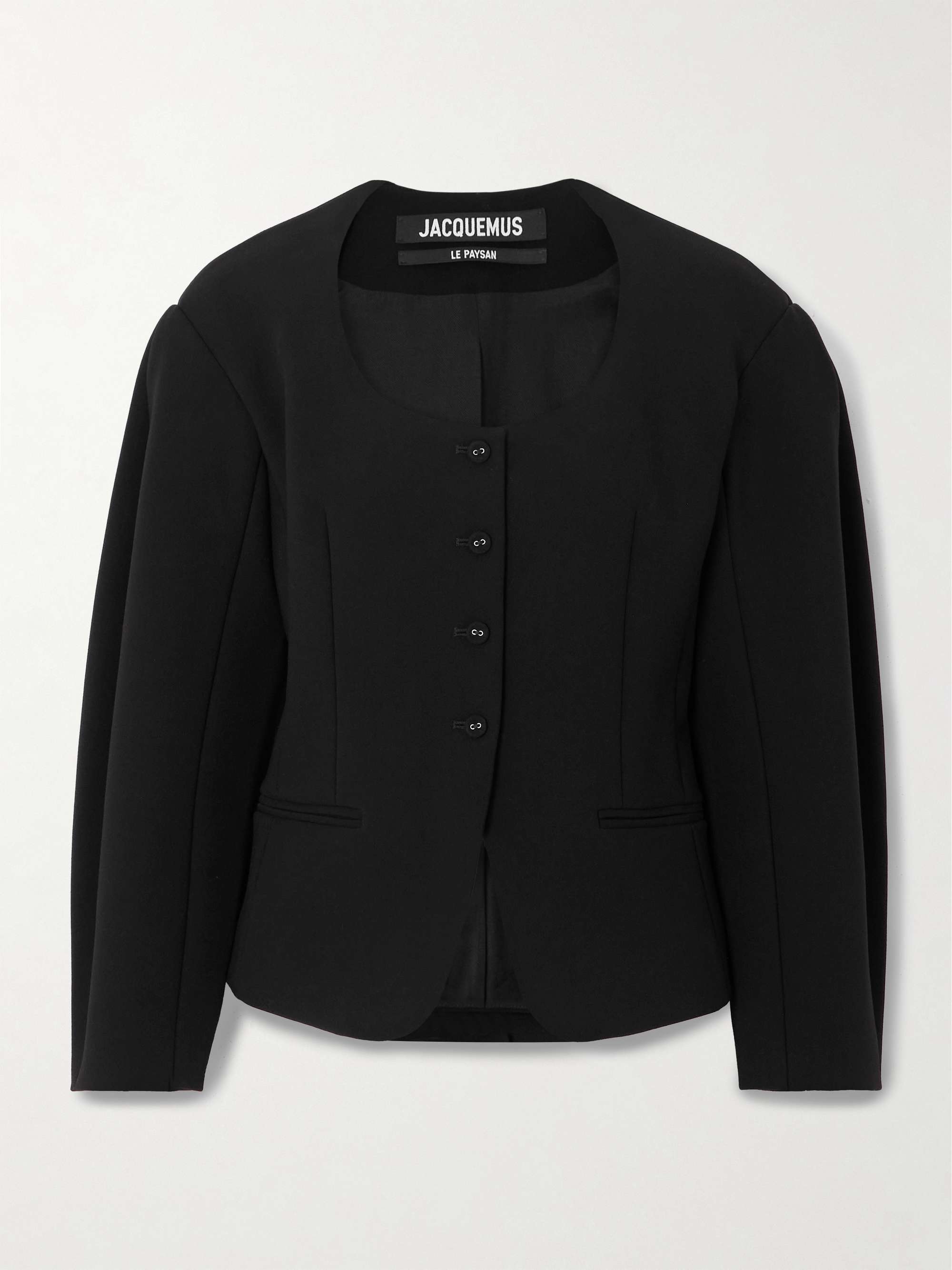 JACQUEMUS Ovalo crepe jacket | NET-A-PORTER