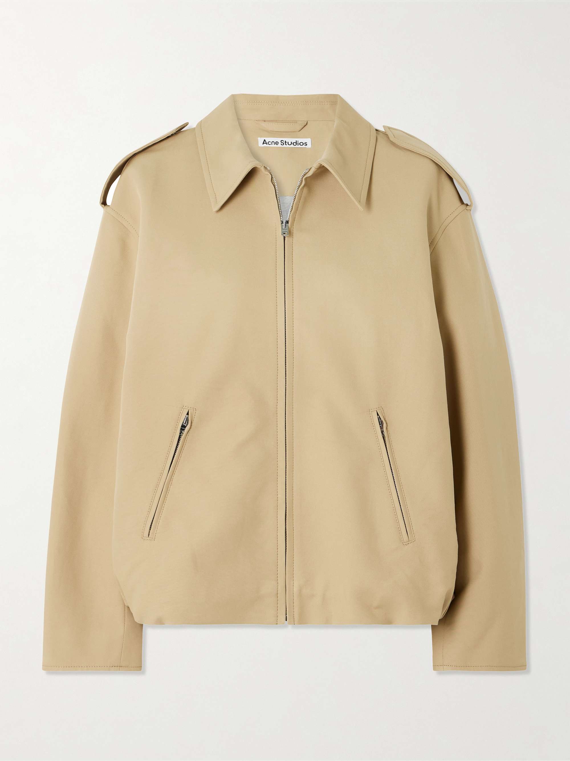 ACNE STUDIOS Cotton-dupioni jacket | NET-A-PORTER