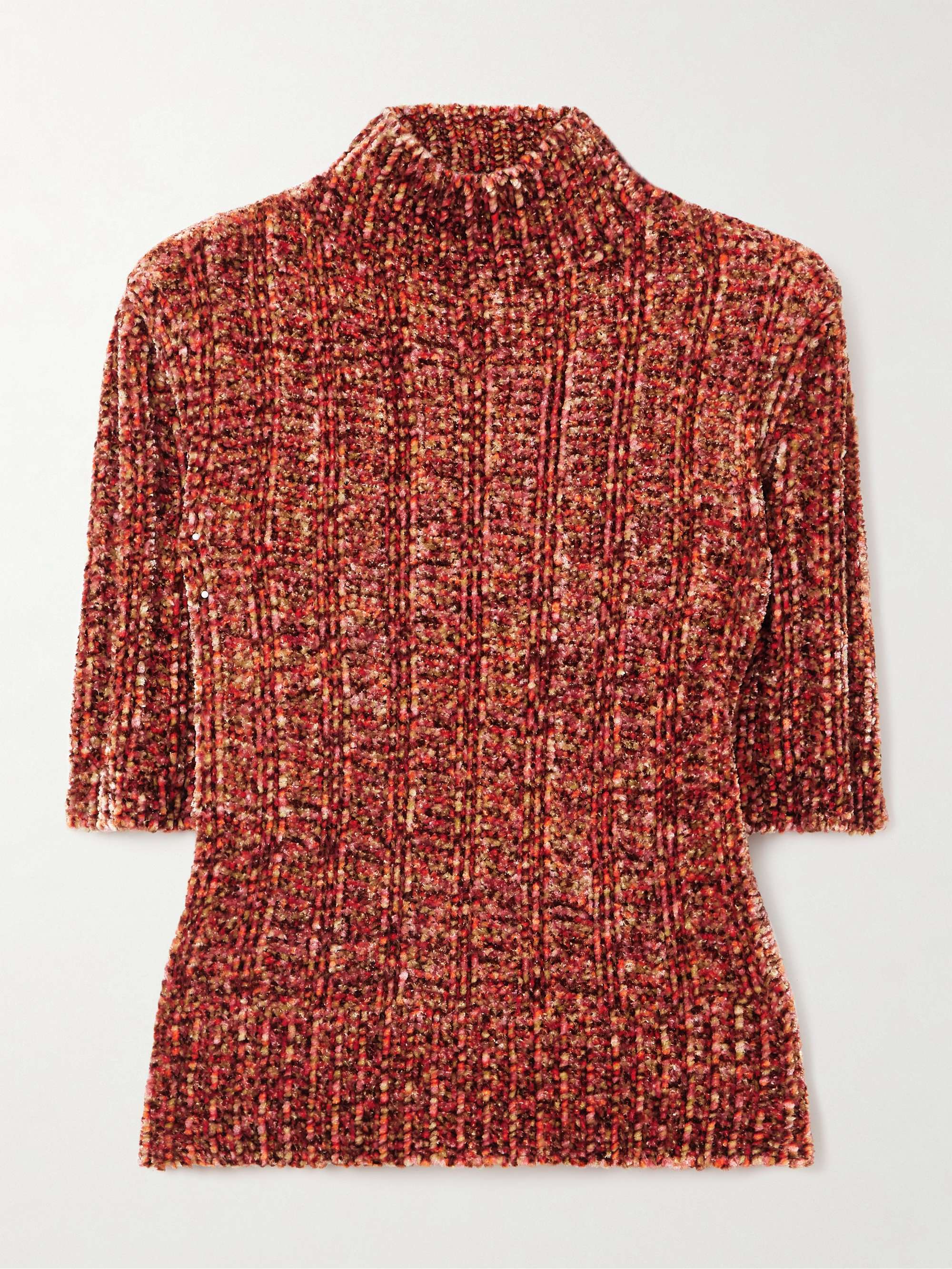 DRIES VAN NOTEN Ribbed-knit chenille sweater | NET-A-PORTER