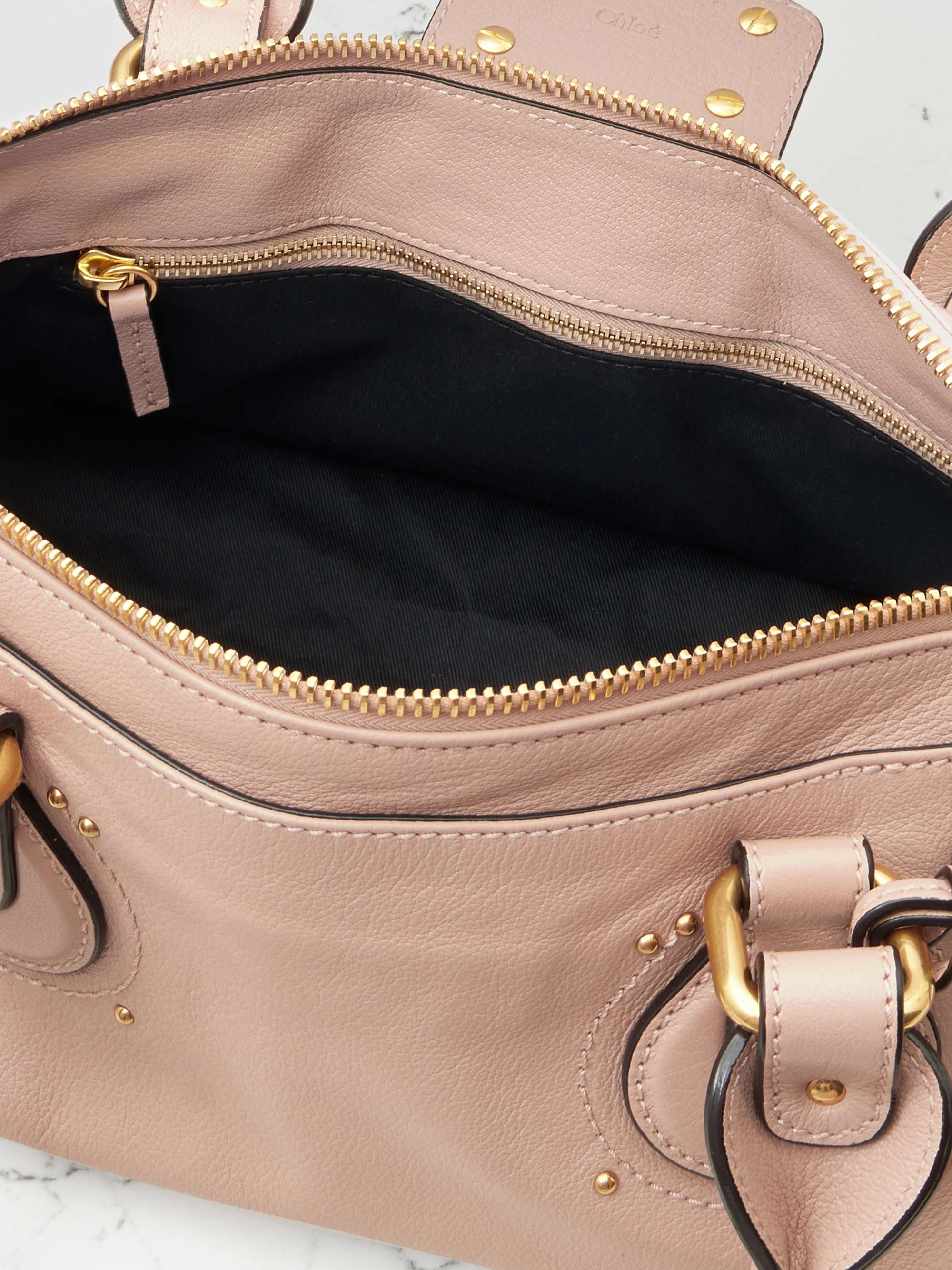 CHLOÉ Paddington embellished leather tote | NET-A-PORTER