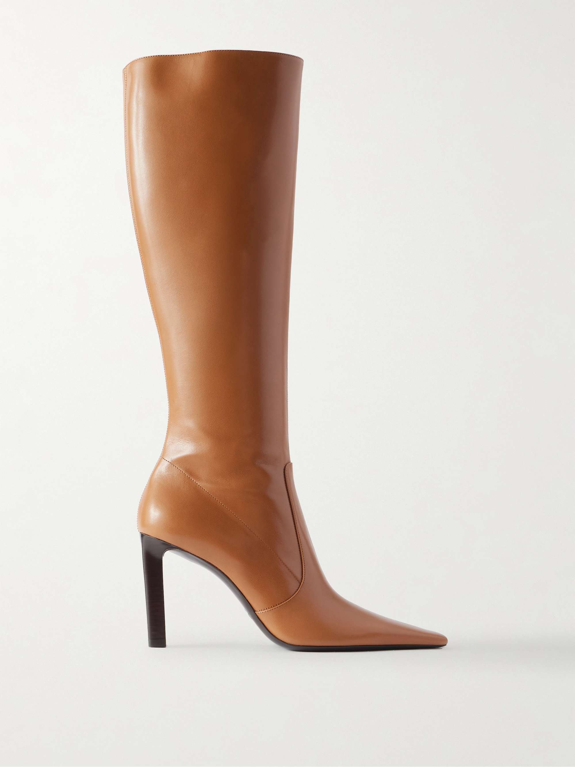 SAINT LAURENT Francoise leather knee boots | NET-A-PORTER
