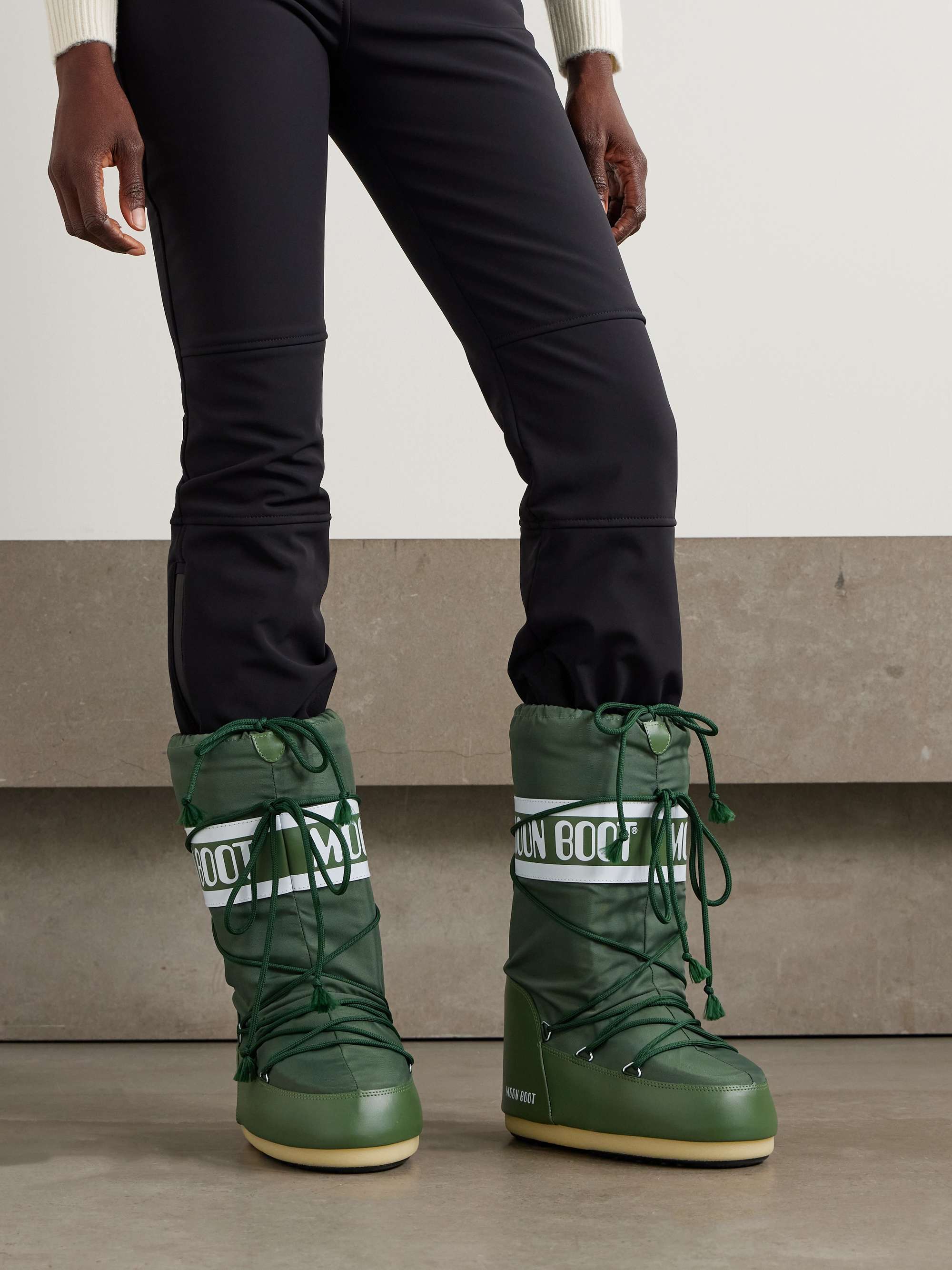 MOON BOOT Icon shell snow boots | NET-A-PORTER