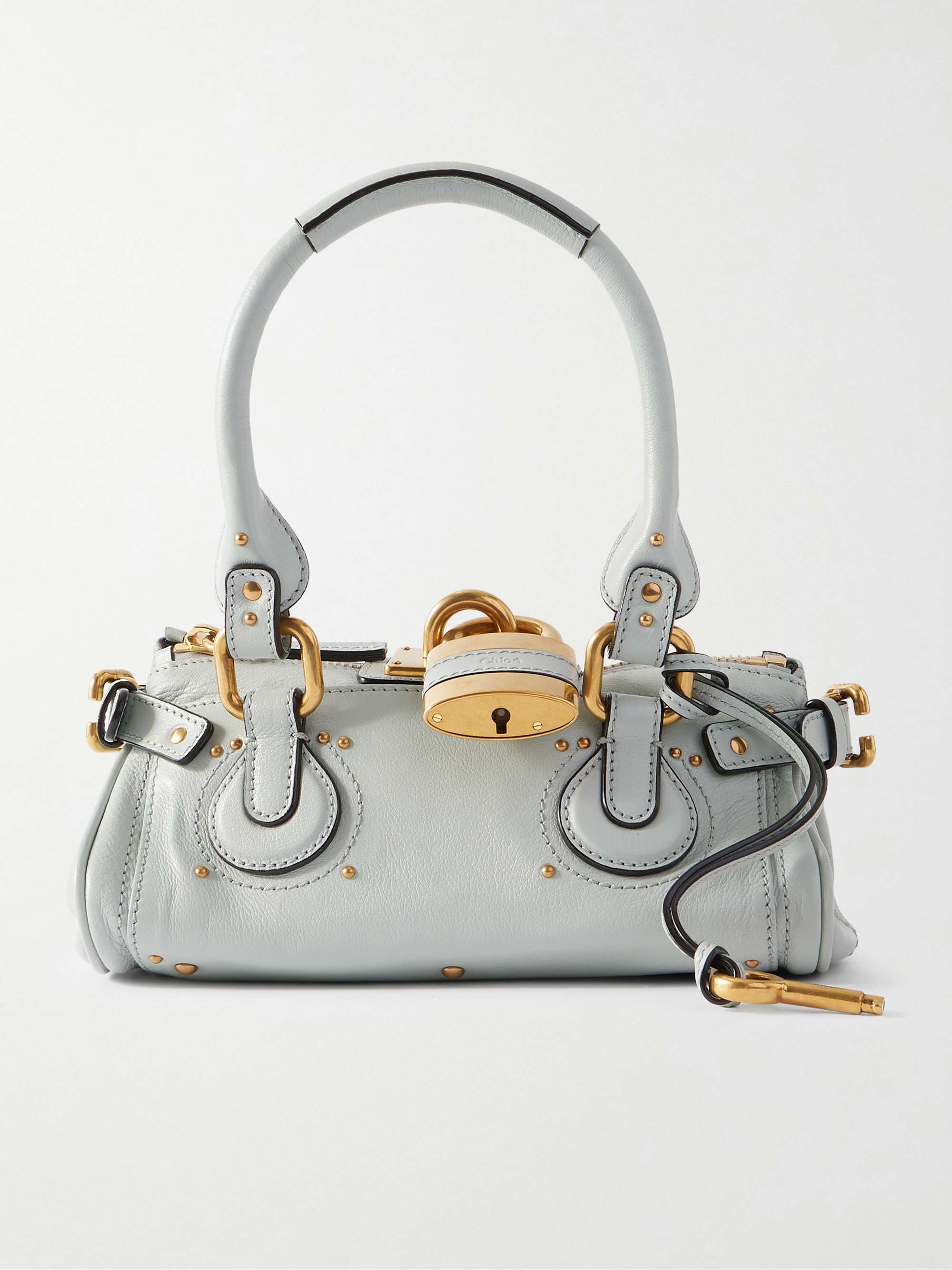 CHLOÉ Paddington embellished leather tote | NET-A-PORTER
