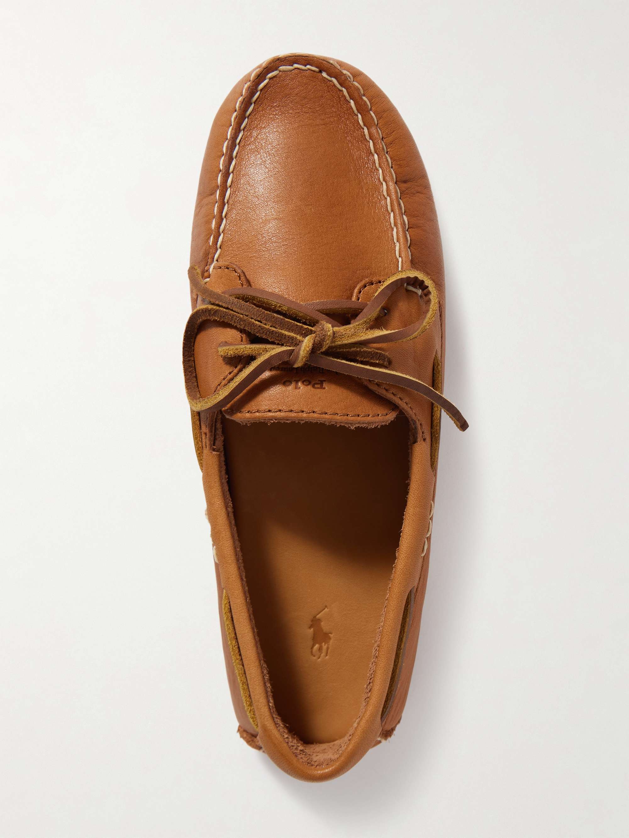 POLO RALPH LAUREN Leather loafers | NET-A-PORTER
