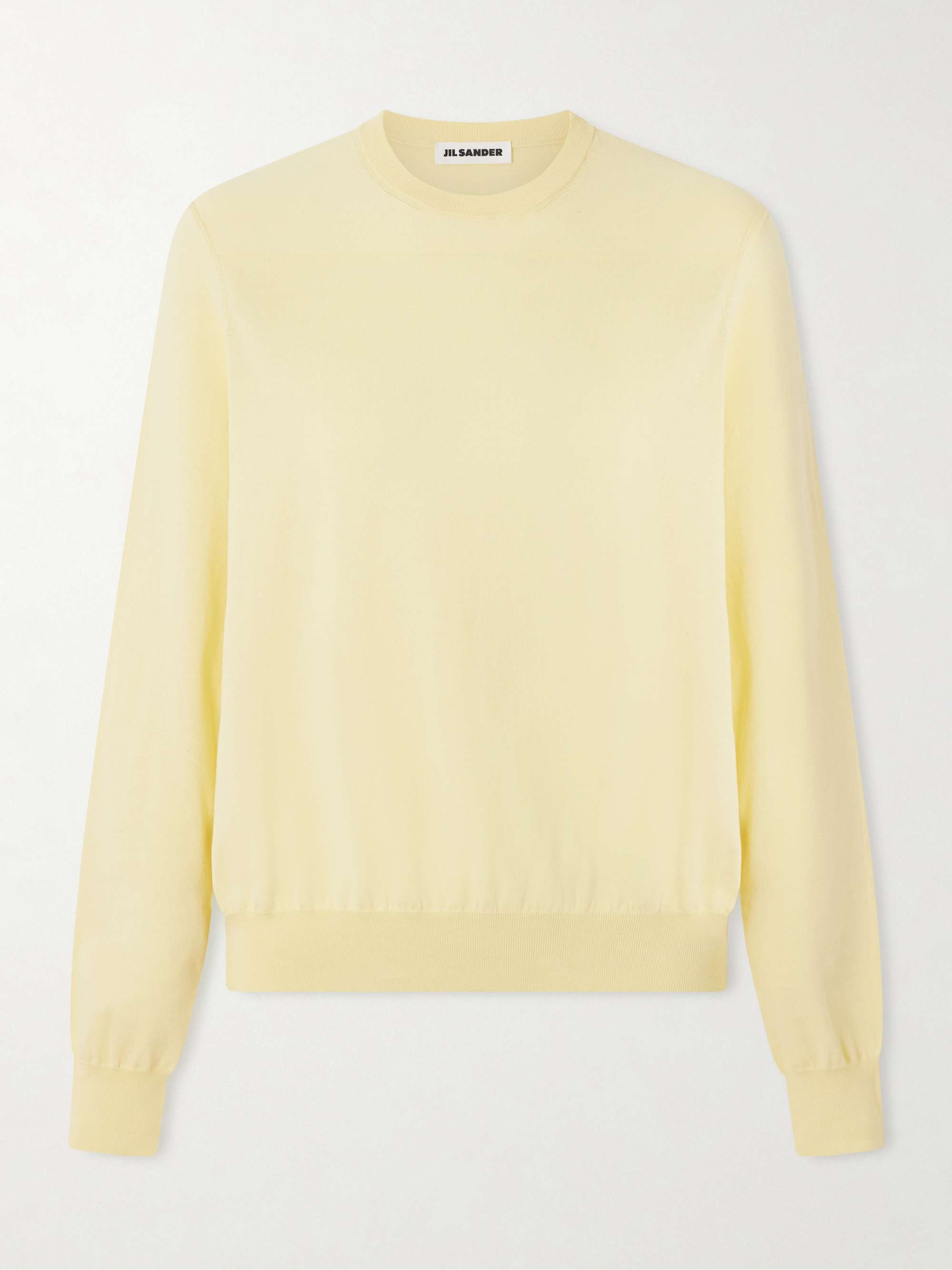 JIL SANDER Cotton sweater | NET-A-PORTER