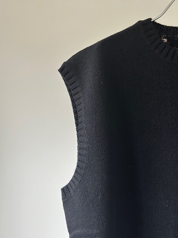 KAPITAL (キャピタル) 5G ウール BONEベストBLACK s.t.c｜洋服・小物