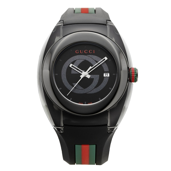 GUCCI グッチ SYNC シンク YA137107A クォーツ メンズ(オールブラック