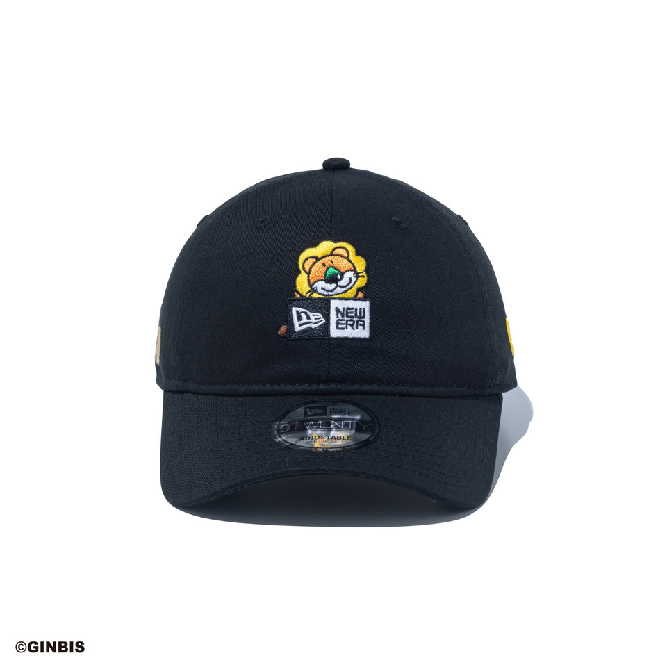 9TWENTY たべっ子どうぶつ らいおん ボックスロゴ ブラック