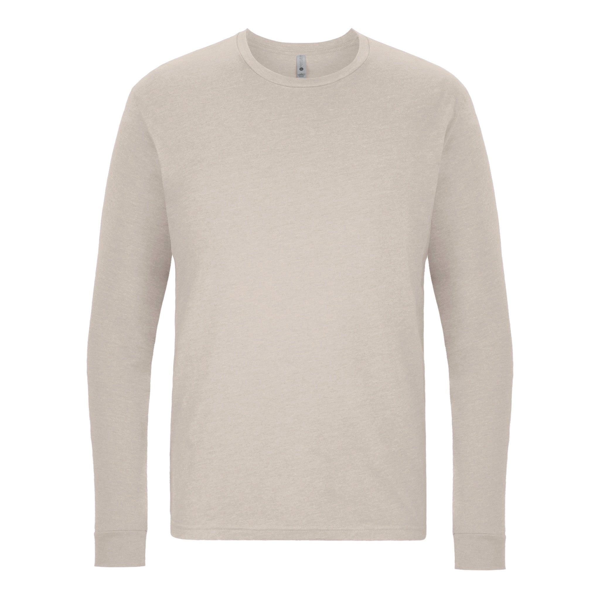 Unisex CVC Long Sleeve T-Shirt - Sand | NLA