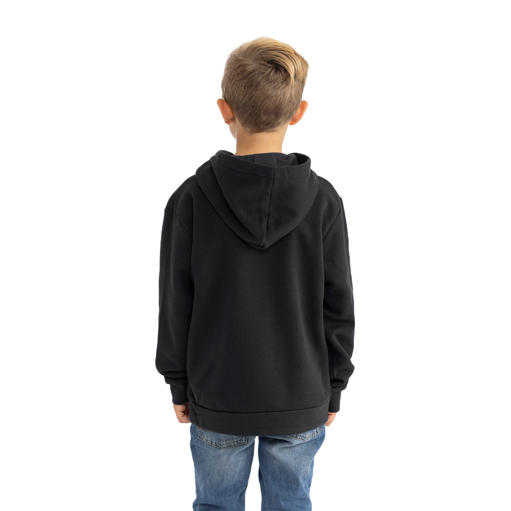 Youth Santa Barbara Fleece Pullover Hoodie - Black | 9113