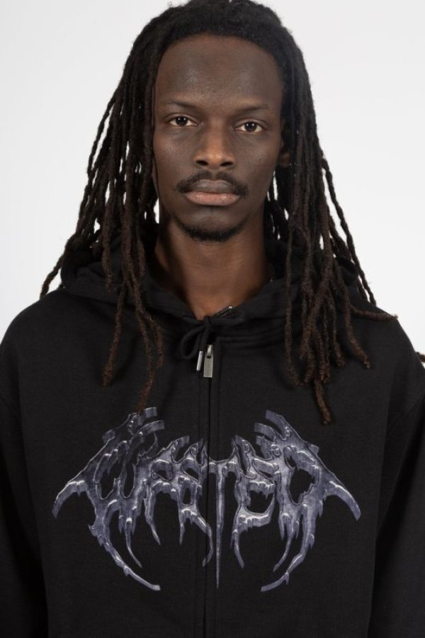 WASTED PARIS(ウェイステッドパリス) ジップパーカー HOODIE ZIP ASHES