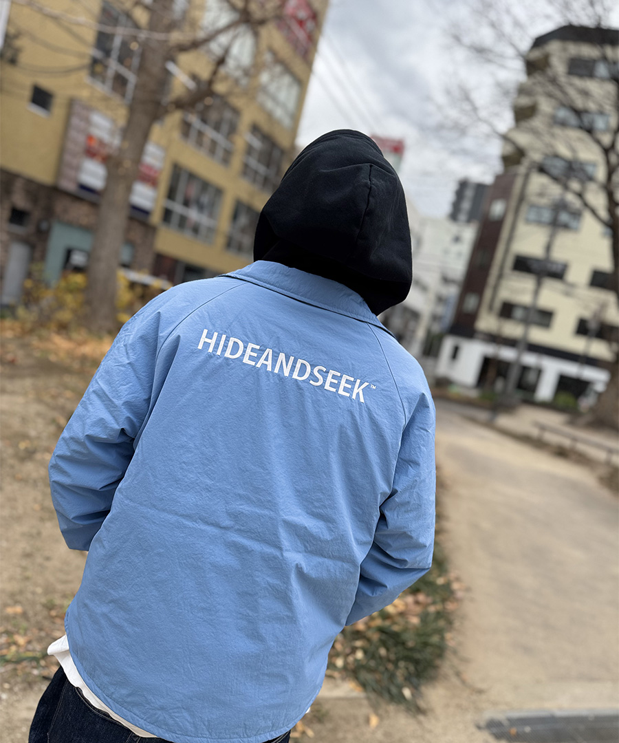 HIDEANDSEEK(ハイドアンドシーク) コーチジャケット Quilted Team