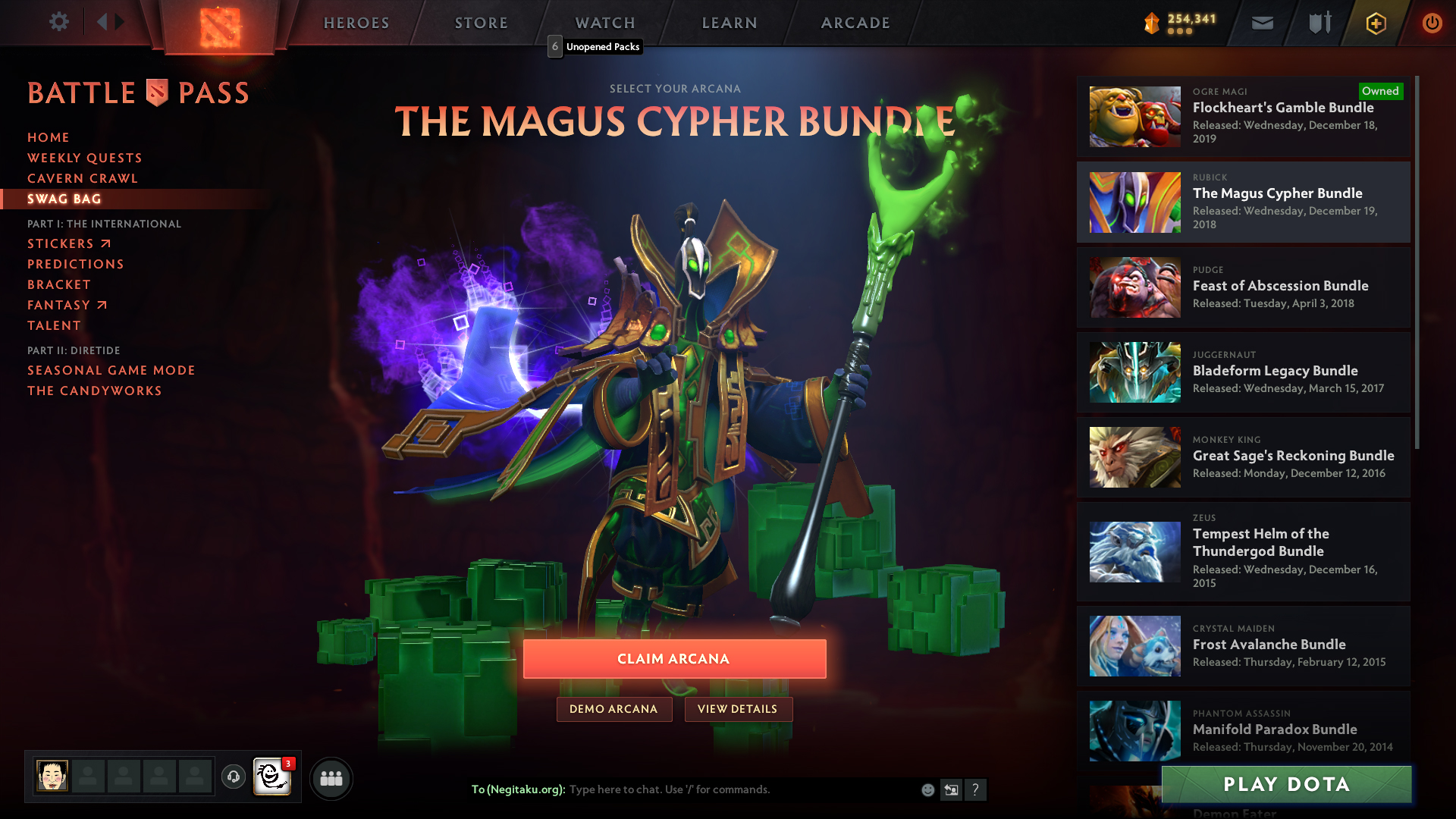 Dota2 全ユーザーに『The International 2022 Swag Bag』ゲーム内