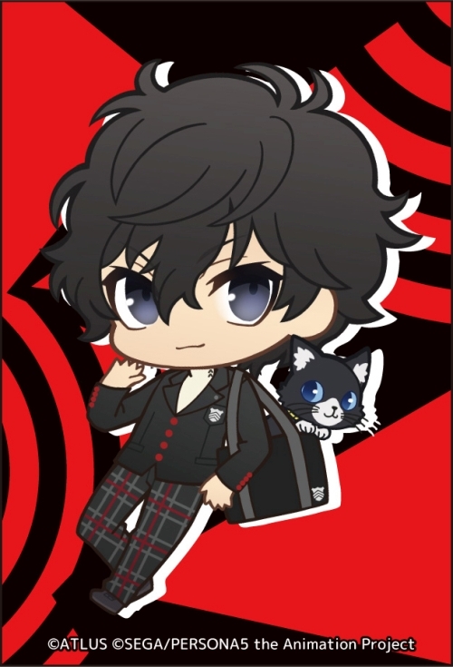 PERSONA 5 the Animation スクエアマグネット ぷにキャラ 雨宮蓮