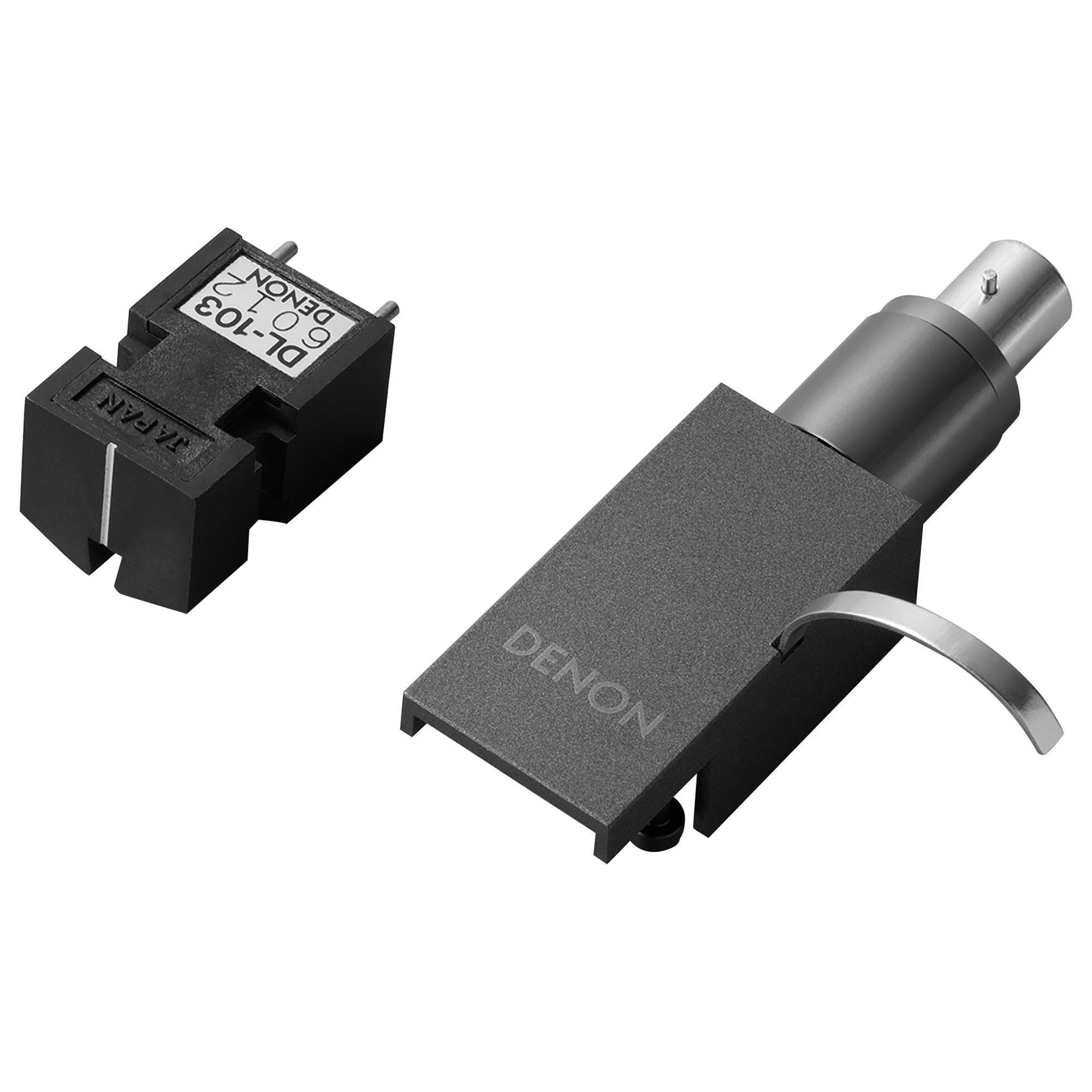 Denon MC Phono Cartridge with Premium Headshell in Silver Graphite