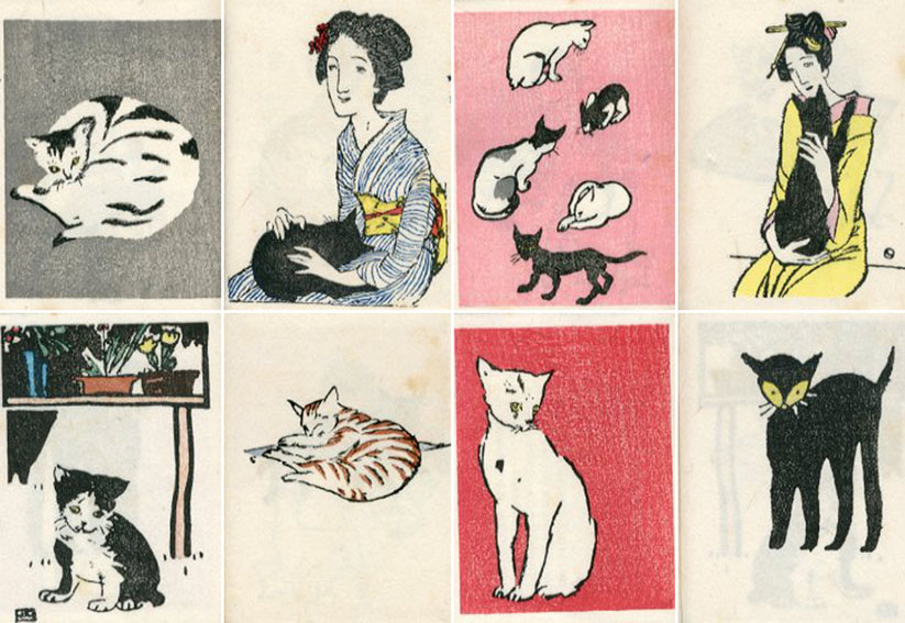 猫 竹久夢二木版豆本 / 竹久夢二 竹久不二彦/加藤順造編 | Natsume Books