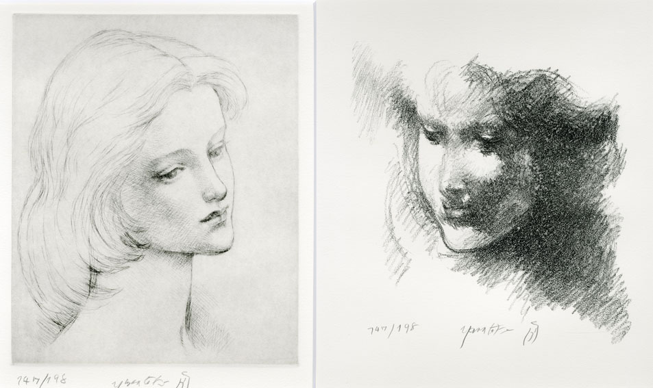 女の顔 舟越保武版画集 / | Natsume Books