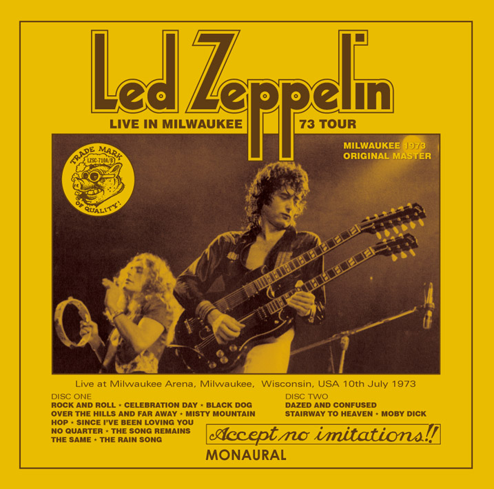LED ZEPPELIN - MILWAUKEE 1973 ORIGINAL MASTER (2CD) - navy-blue