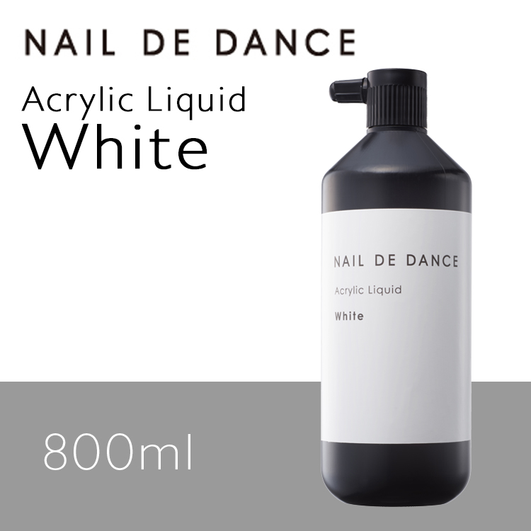 NAIL DE DANCE アクリルリキッド ホワイト 100ml | Nail Labo Online