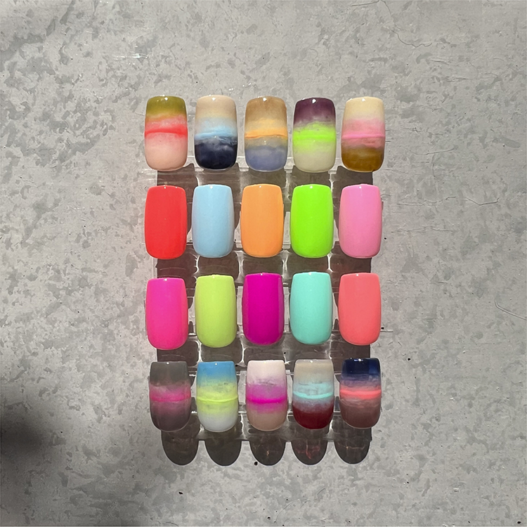 lem. カラージェル ペールネオン レトロ 10色セット | Nail Labo