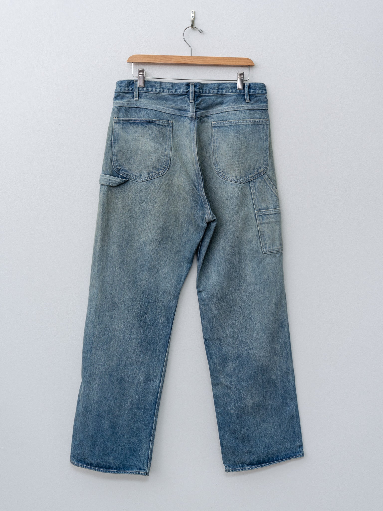 Namu Shop - Auralee Selvedge Faded Heavy Denim Painter Pants