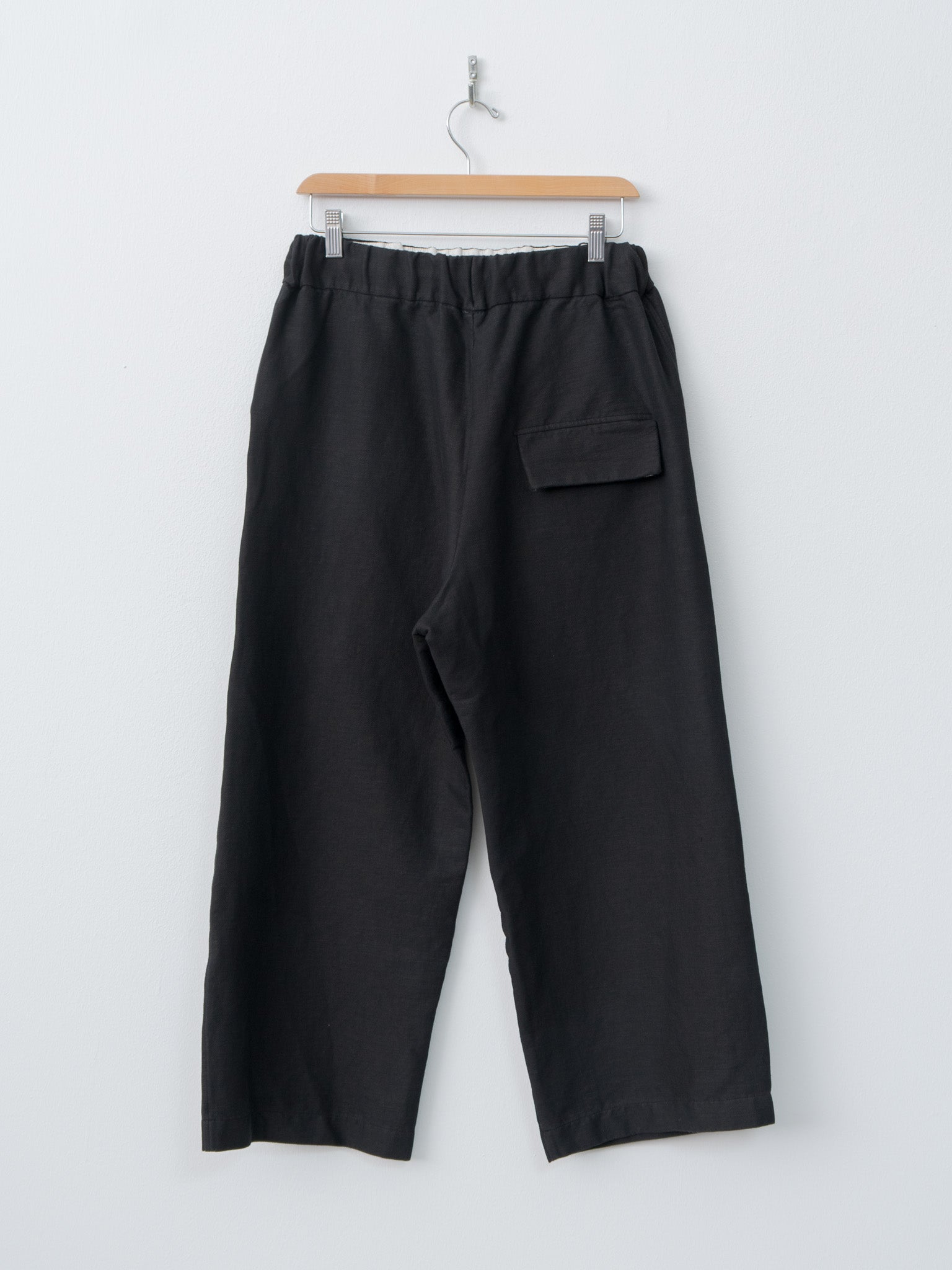 Namu Shop - Album di Famiglia Wide & Long Trousers DS - Black