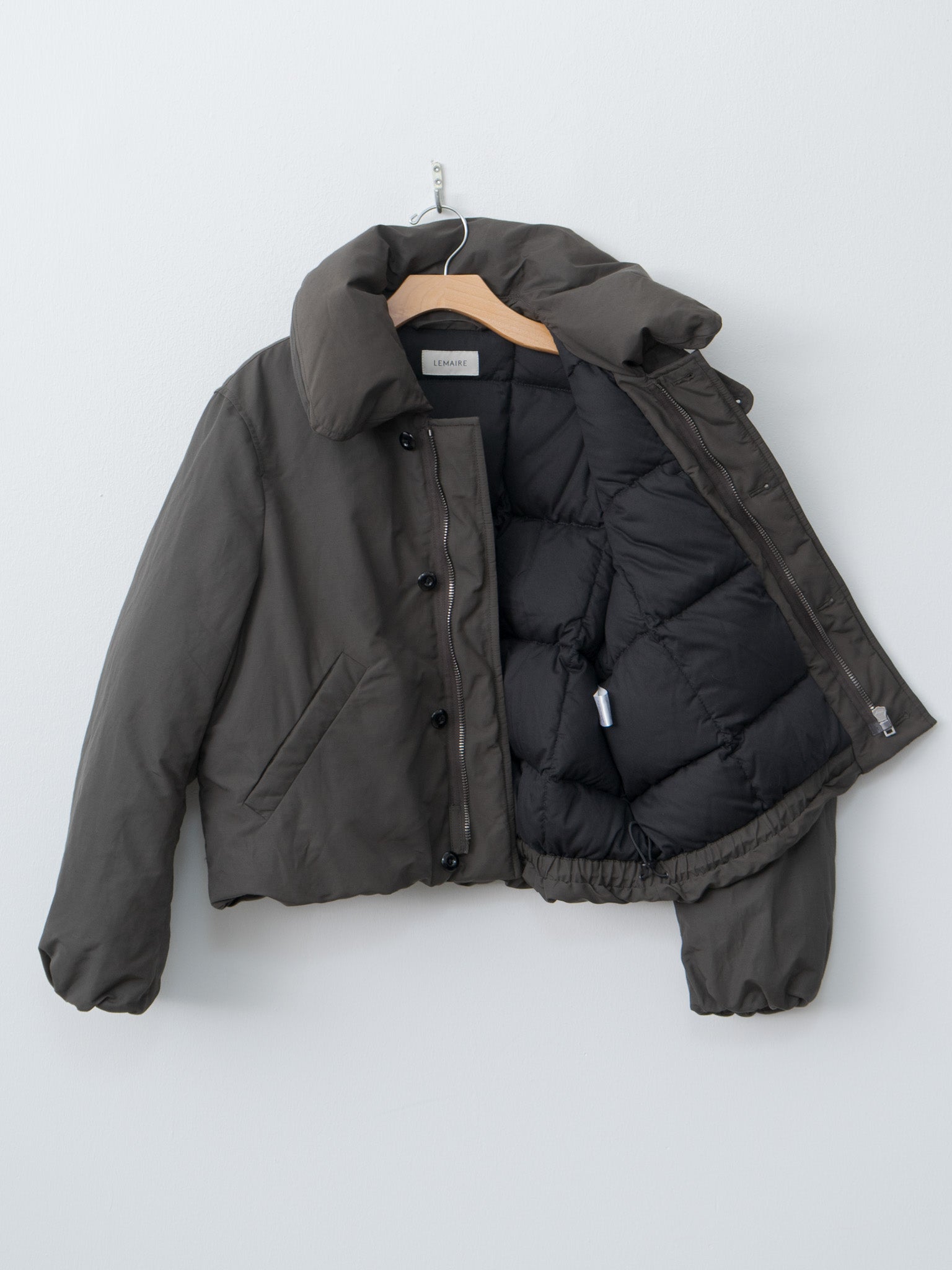 Namu Shop - Lemaire Short Puffer Blouson - Dark Espresso
