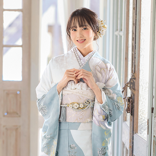 ナナイロキモノWEBショップ / 色留袖フルセット｜くすみピンク古典柄