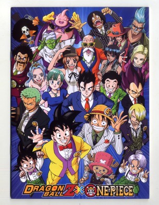 ショウワノート B5ノート ドラゴンボールZ×ワンピースコラボ