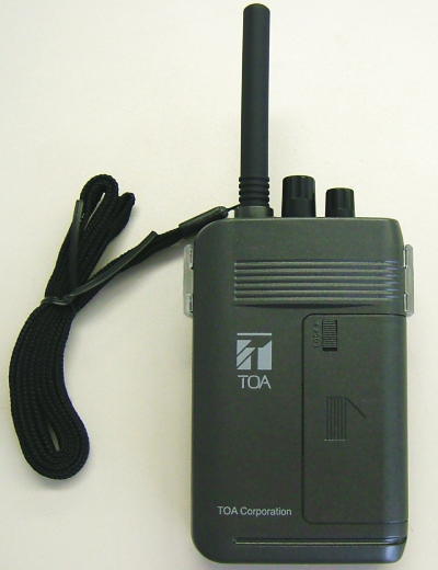 携帯型送信機 C型 WM-1100 TOA ワイアレスマイク ｜ なんず