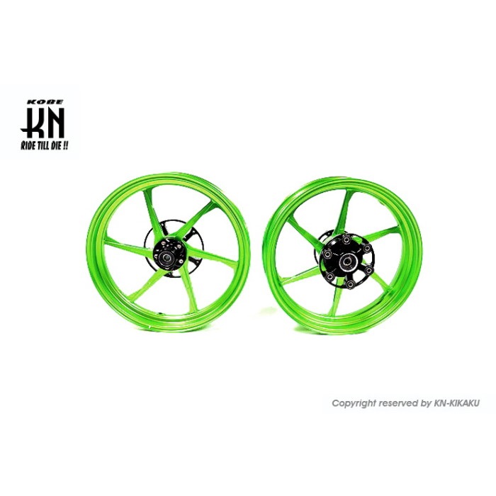 MOS 鍛造アルミホイール前後セット【NINJA400/Z400/NINJA250/Z250】KN