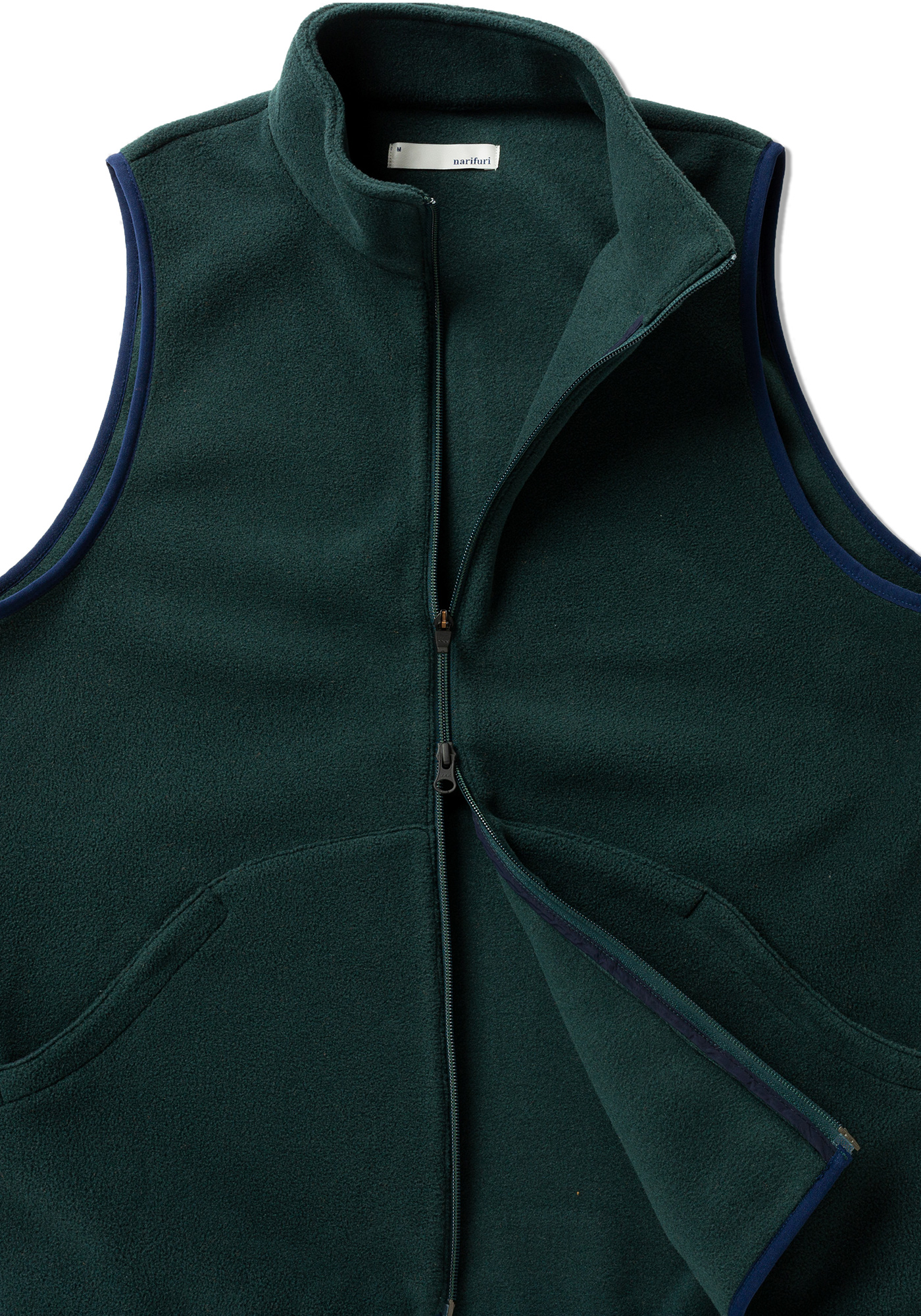 POLARTEC ジップアップベスト｜narifuri オンラインストア