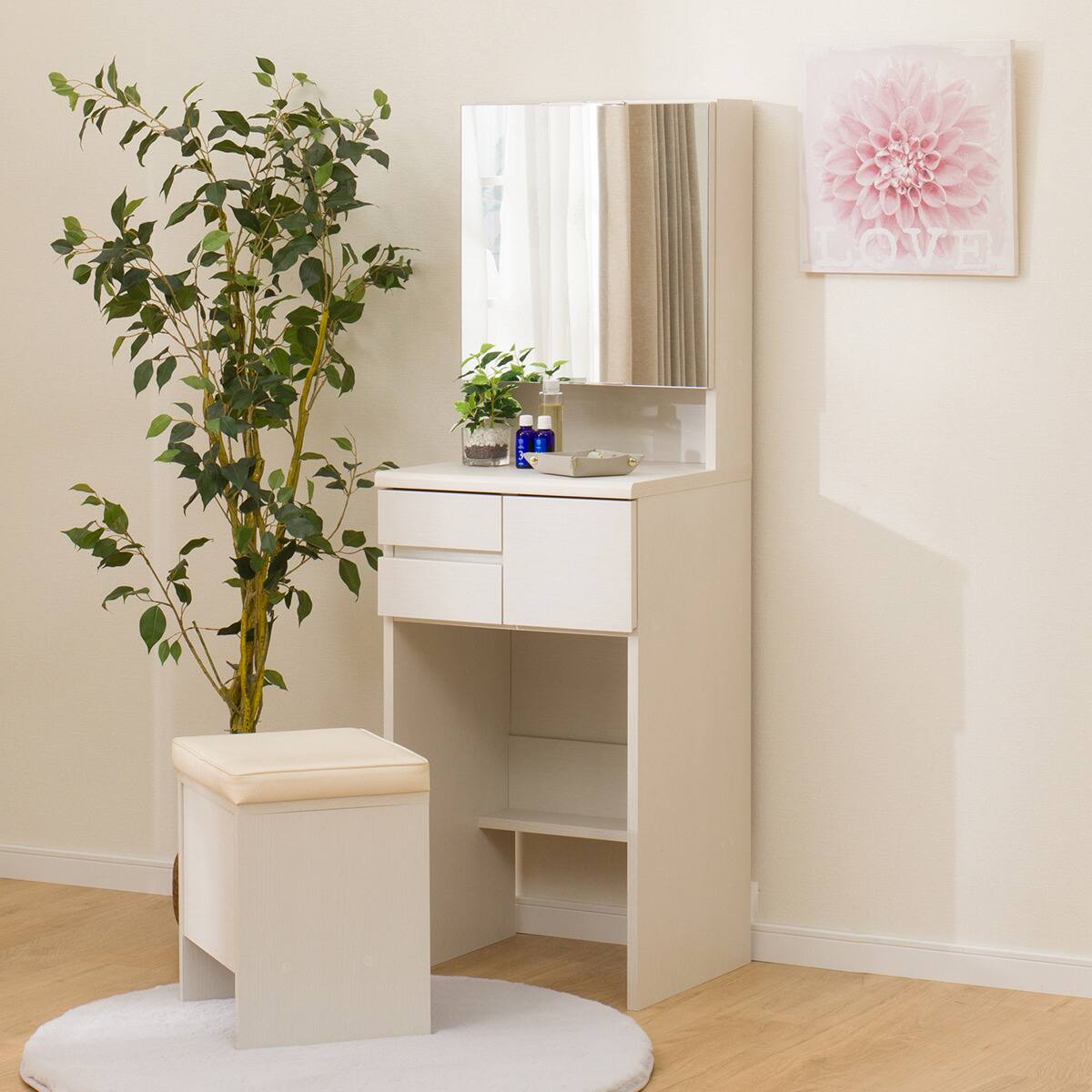 一面鏡ドレッサー(DR-010 WW) | ニトリネット【公式】 家具