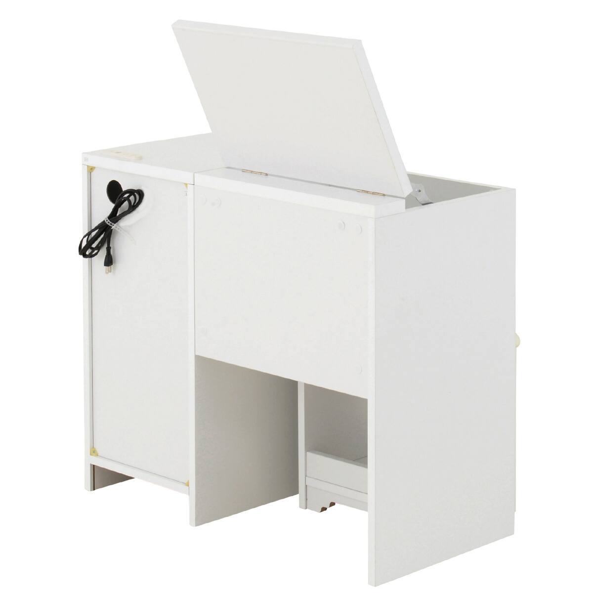 一台二役のドレッサーデスク(70-80D WH) | ニトリネット【公式】 家具