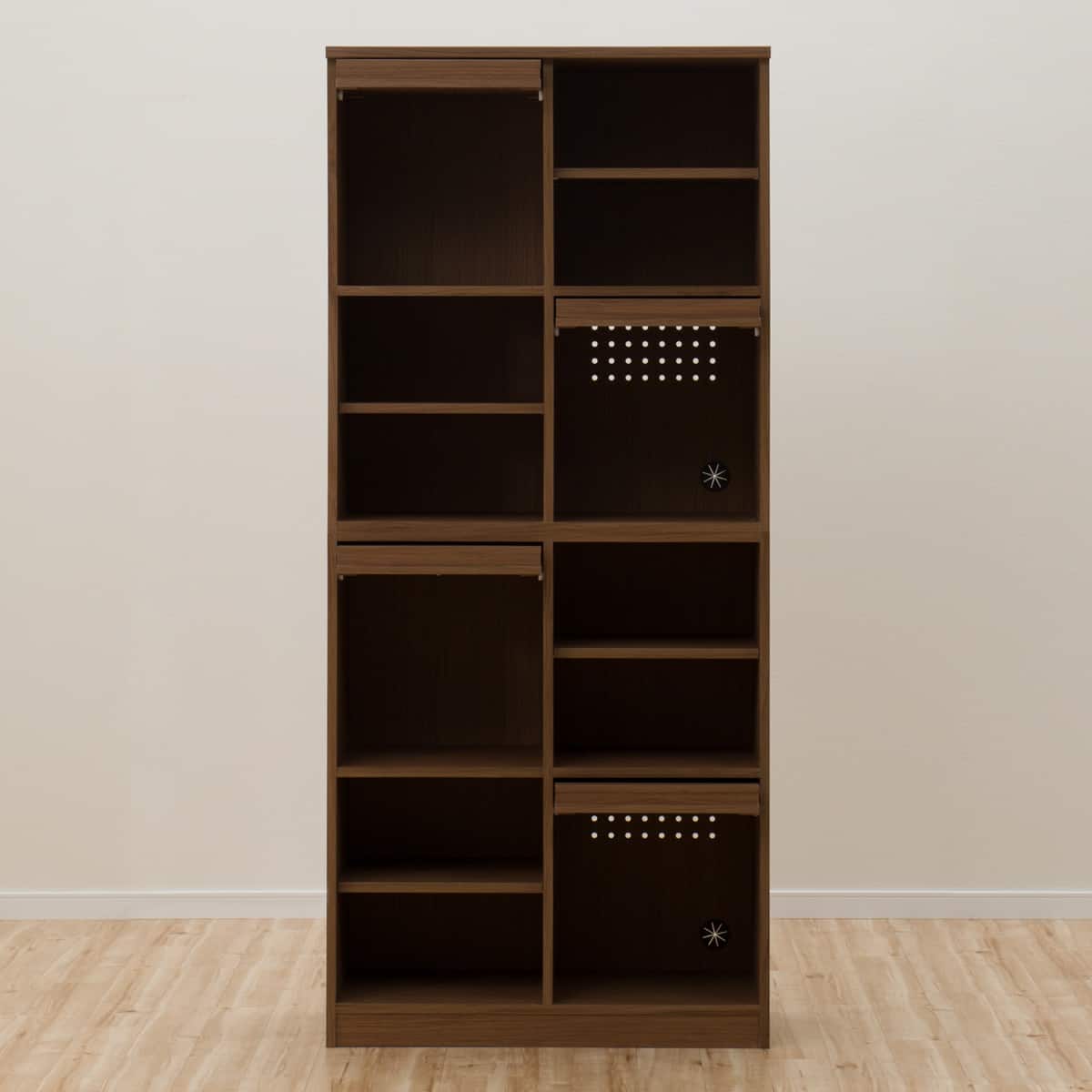 フラップ扉本棚(ビブリオOP80 MBR) | ニトリネット【公式】 家具