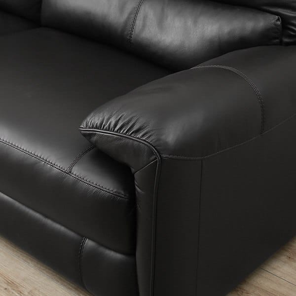 3人掛け右電動リクライニングソファ 厚革(一部合成皮革)タイプ