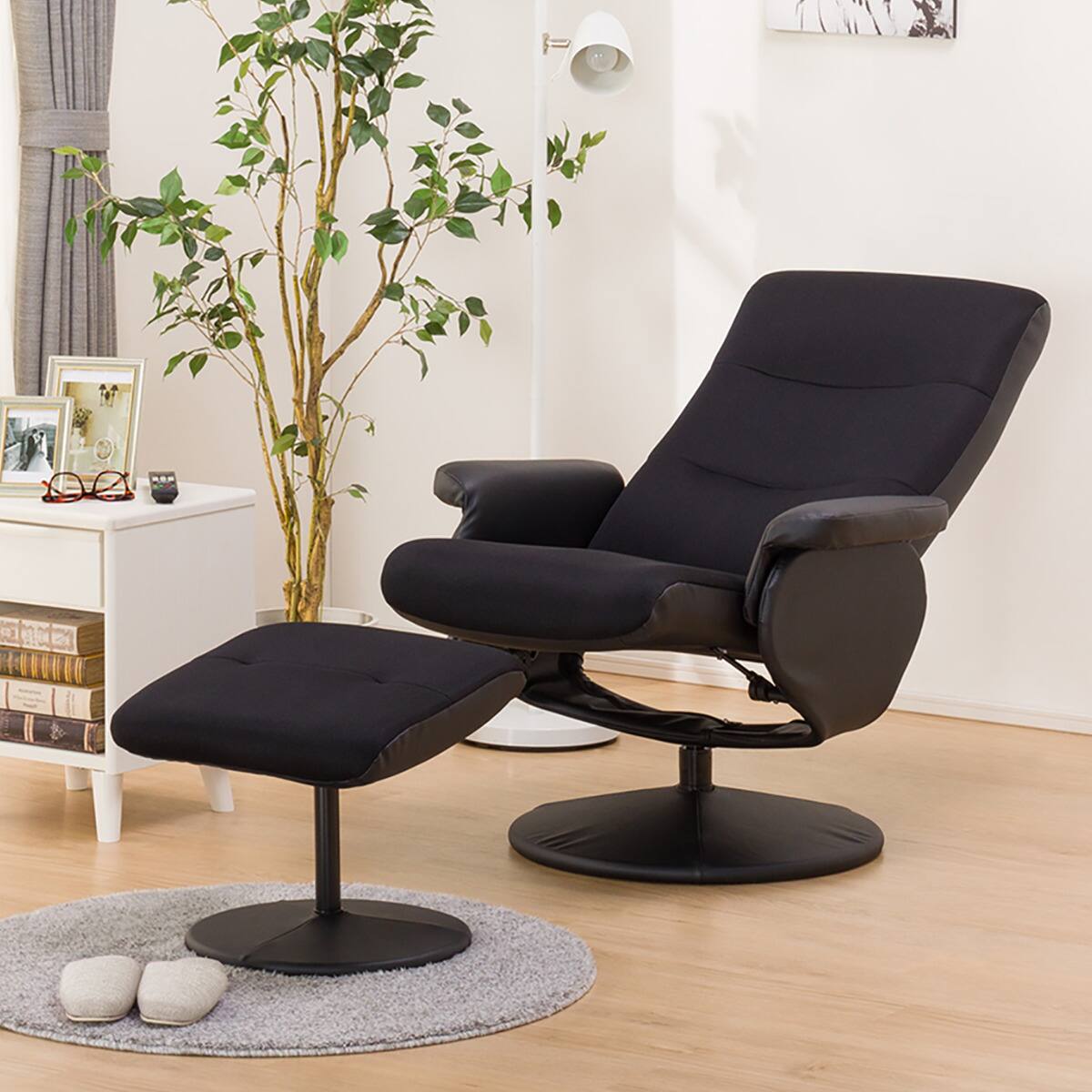 リクライニングパーソナルチェア (Dメッシュ BK) | ニトリネット【公式