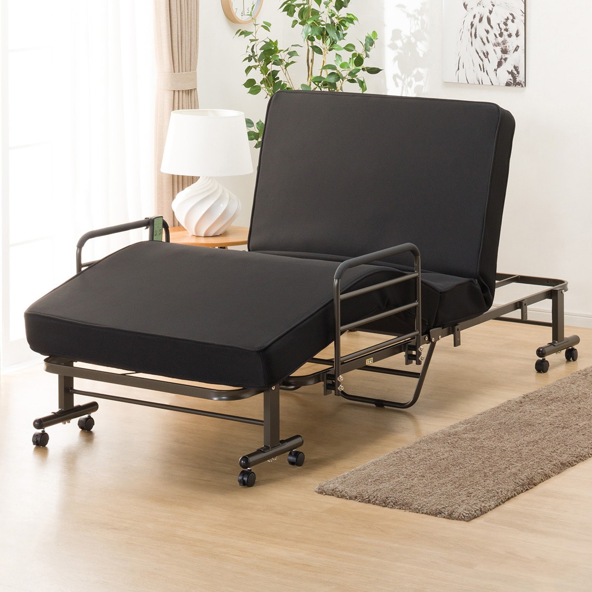 電動折りたたみベッド(セレサ3 サイドガード) | ニトリネット【公式