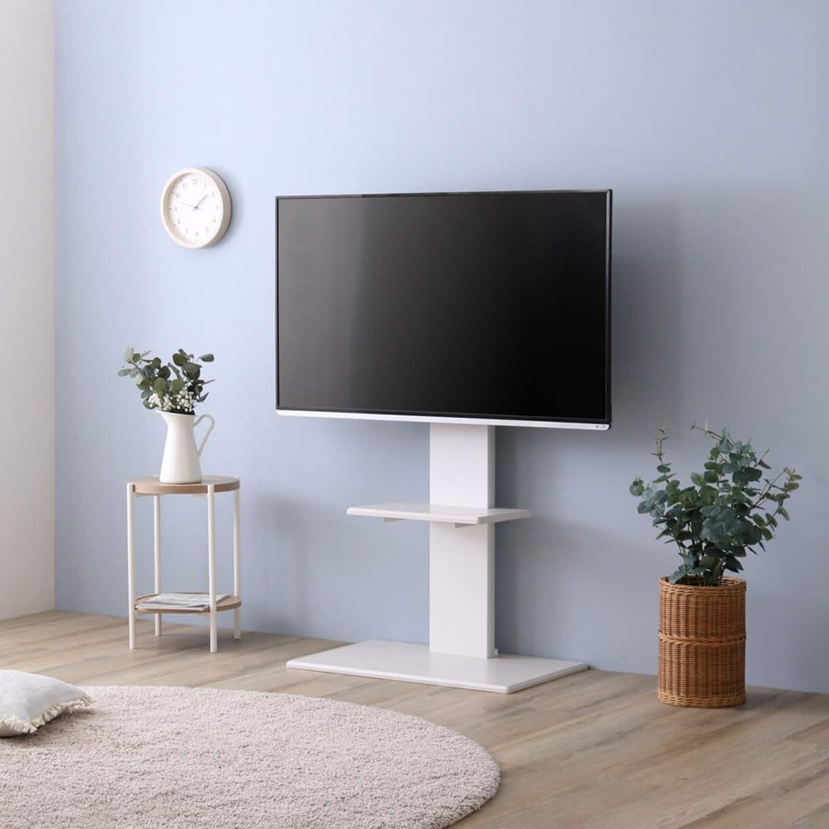 壁寄せTVスタンド(トエルN ハイタイプ WW) | ニトリネット【公式