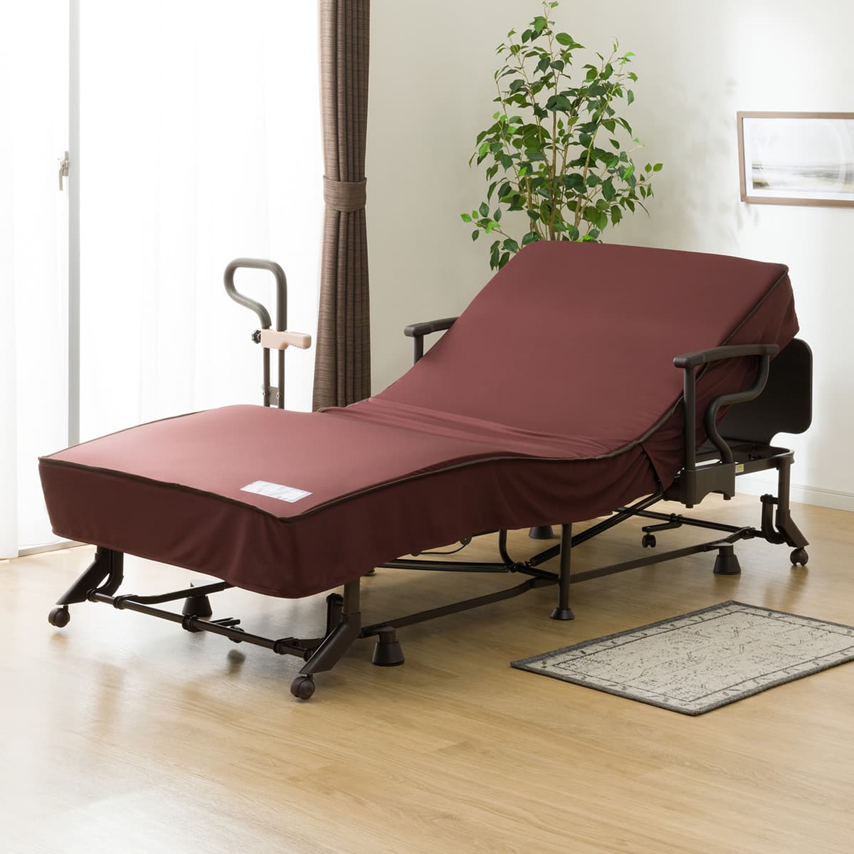 非課税】シングル収納式電動リクライニングベッド(AX-BE723) | ニトリ