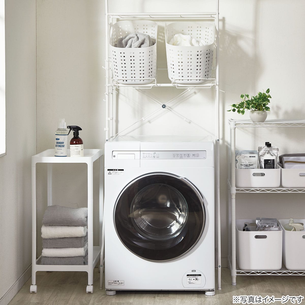 12kgドラム式洗濯乾燥機 (ND120KL1 ホワイト)(リサイクル回収なし