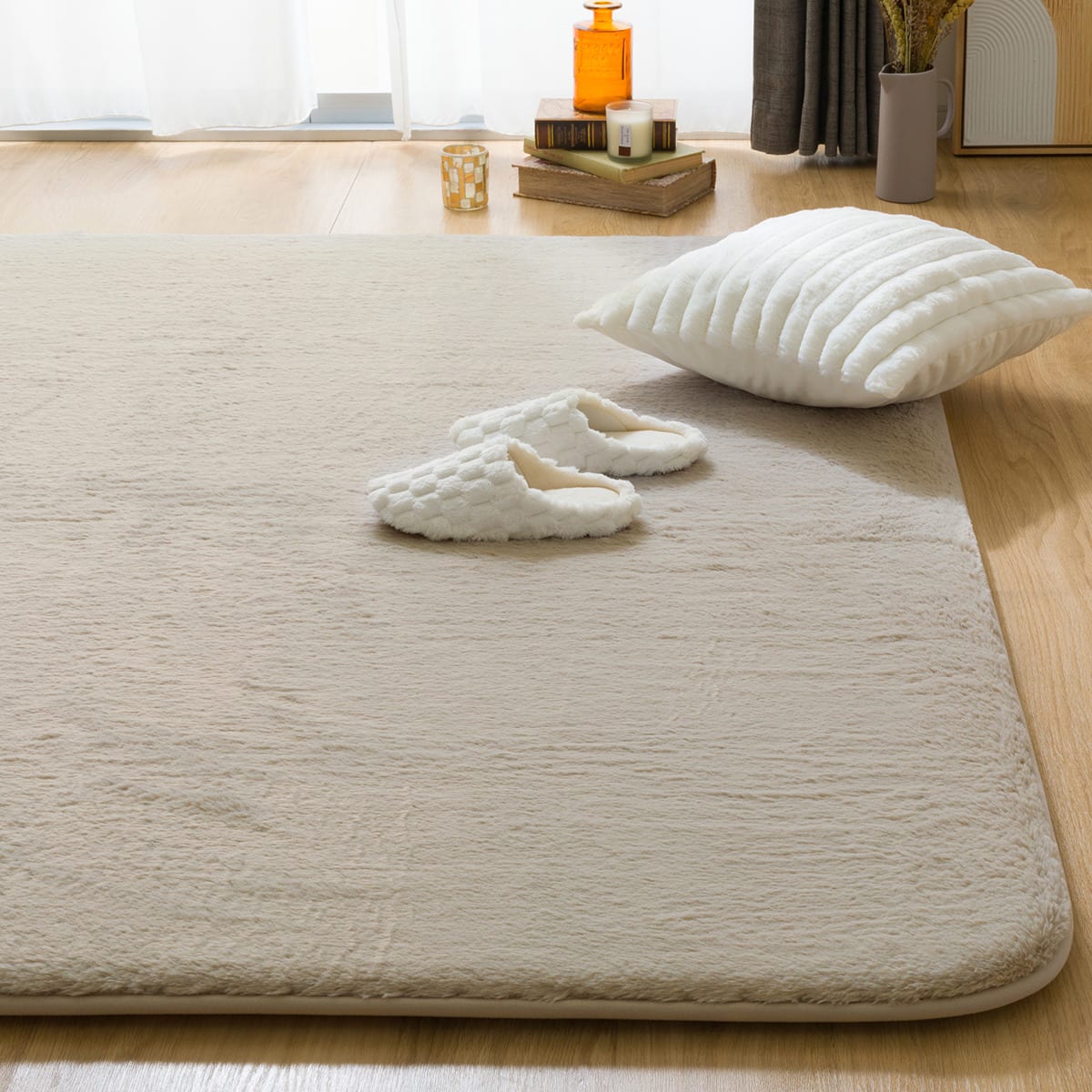 極厚30mmウレタン入り 保温+吸湿発熱+蓄熱+防汚+防音ラグ(NウォームWSP