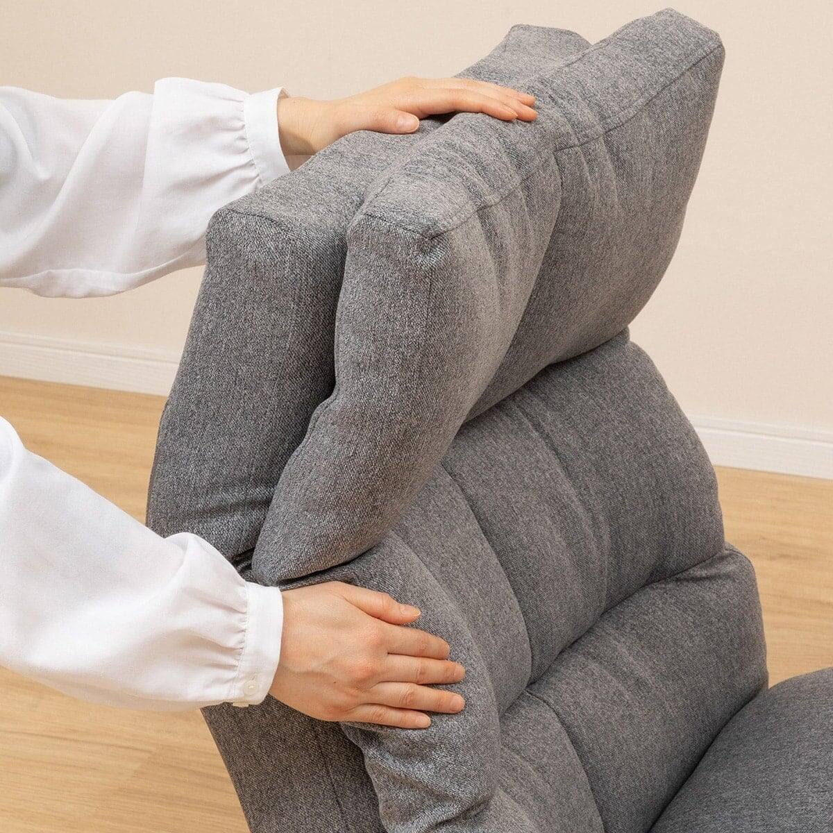 リクライナーソファ(KJ-1 GY/NA 右レバー) | ニトリネット【公式