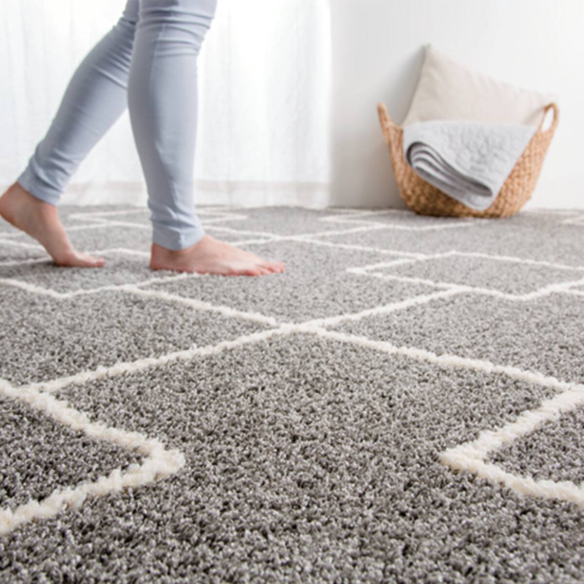 ダニよけ・抗菌防臭・防炎カーペット(エアープラスWGYキカ100x140