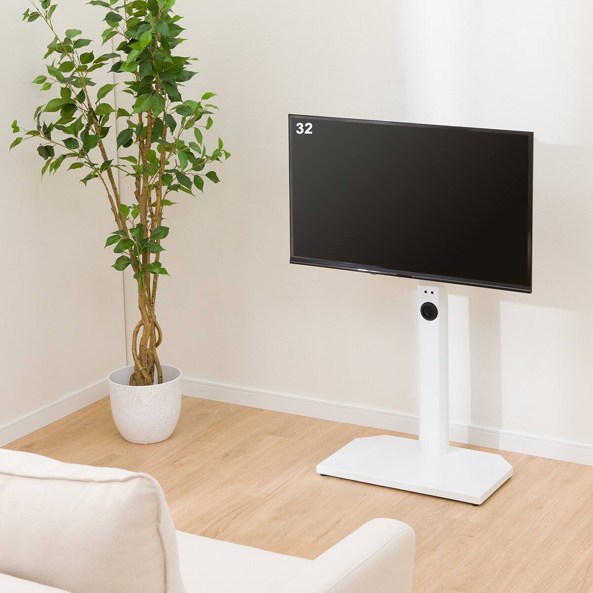 壁寄せテレビスタンド(ヘキ WH) | ニトリネット【公式】 家具