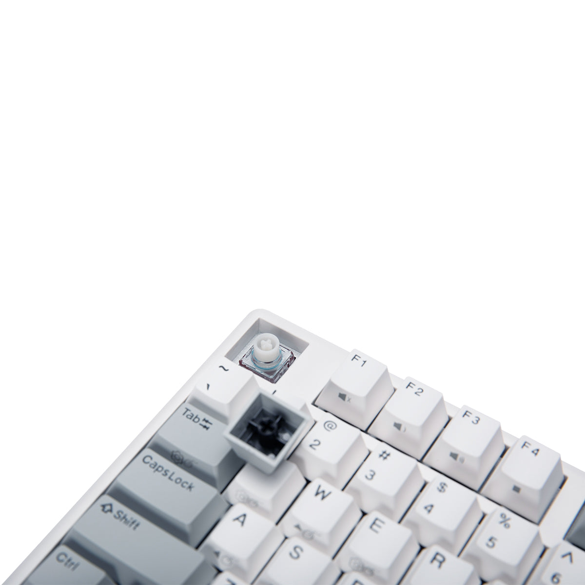 NiZ Micro84 静電容量無接点キーボード 有線・無線 白い