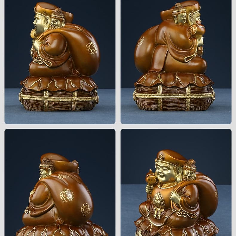 豊臣秀吉の三面大黒天 極上彫り 仏像 銅製 大黒様 販売 – 念珊閣仏像