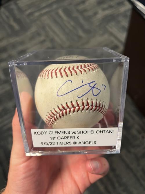 クレメンス氏息子のコディ、大谷翔平から初奪三振ボールにサインもらっ